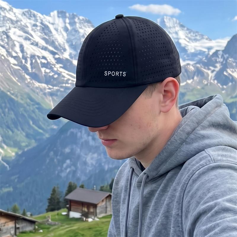 Breathable Quick-Drying Baseball Cap Men's Outdoor Sunscreen Cap Mesh Breathable Sports Cap