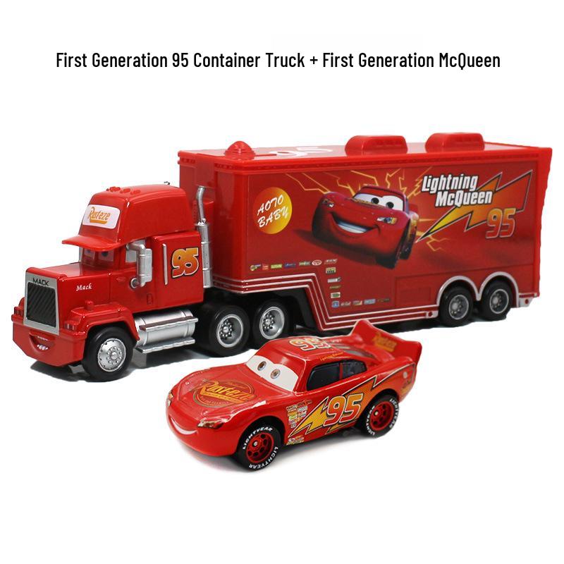 Mack Truck & Race Car Alloy Toy Set for Kids