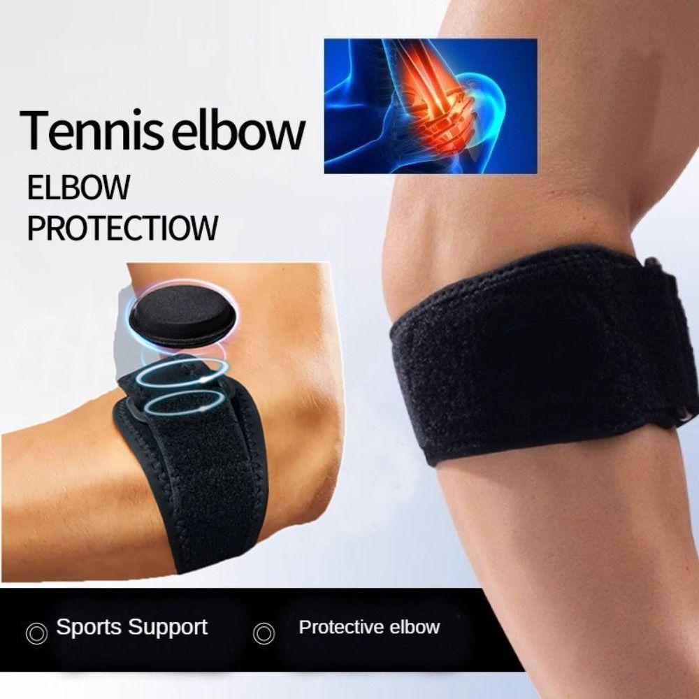 Breathable Elbow Guards Elbow Pain Relief Elbow Strap with Removebale Pad  for Tendonitis