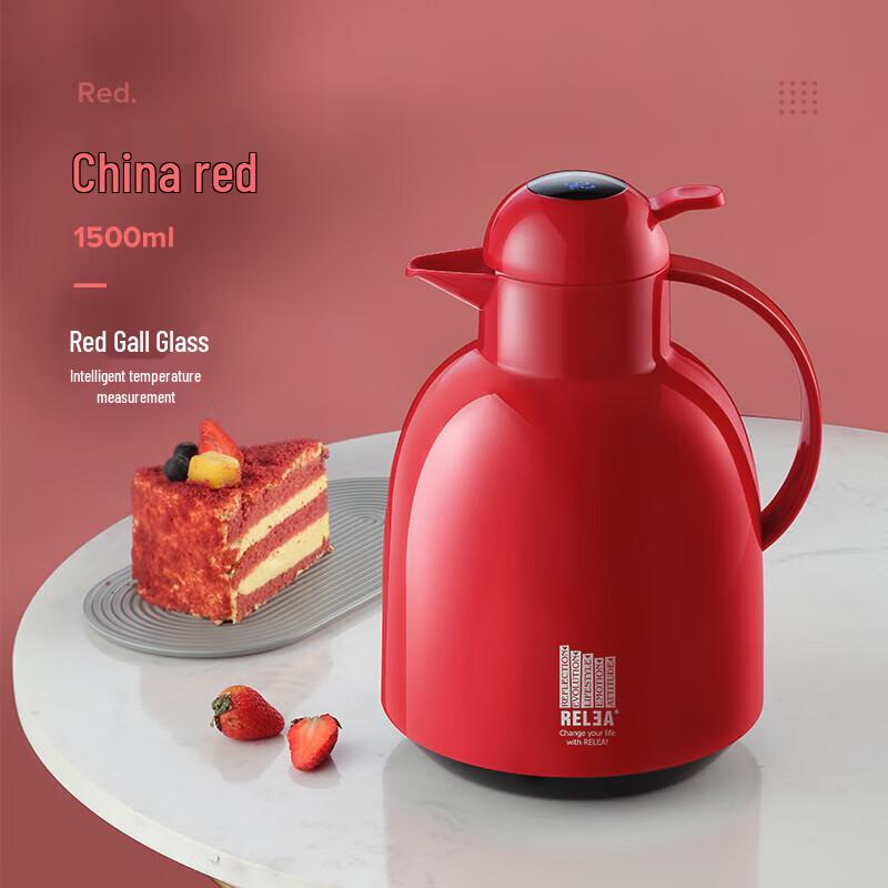 Household Large Capacity Thermos with Temperature Display