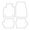 [BLM]FO062 Red - Set of Velour Floor Mats To Fit Ford Puma 2019- - Red Trim
