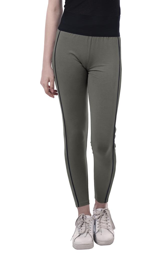 Moomaya High Waist Leggings For Womens Pull On Soft Yoga Pants-3W