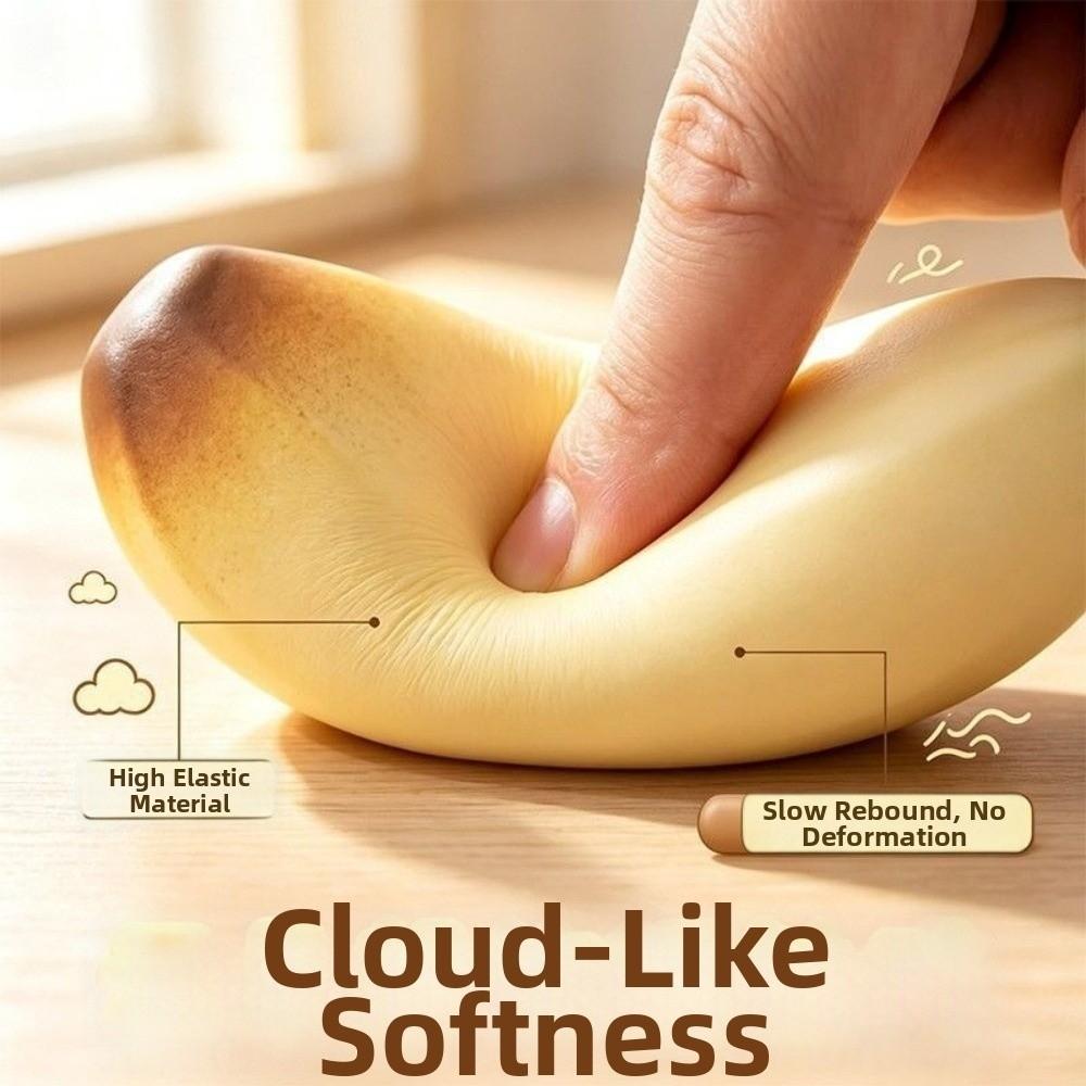 Soft Banana Squeeze Toys PU Banana Squishy Toy Kids Toy Fruits Pinch Toy Children's Gifts
