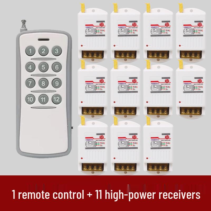High-Power Submersible Pump with Smart Wireless Remote and Light Control, 220V Multi-Channel Wiring-Free Power Supply