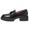 Leah Chunky Sole Leather Loafers CB990-BLK