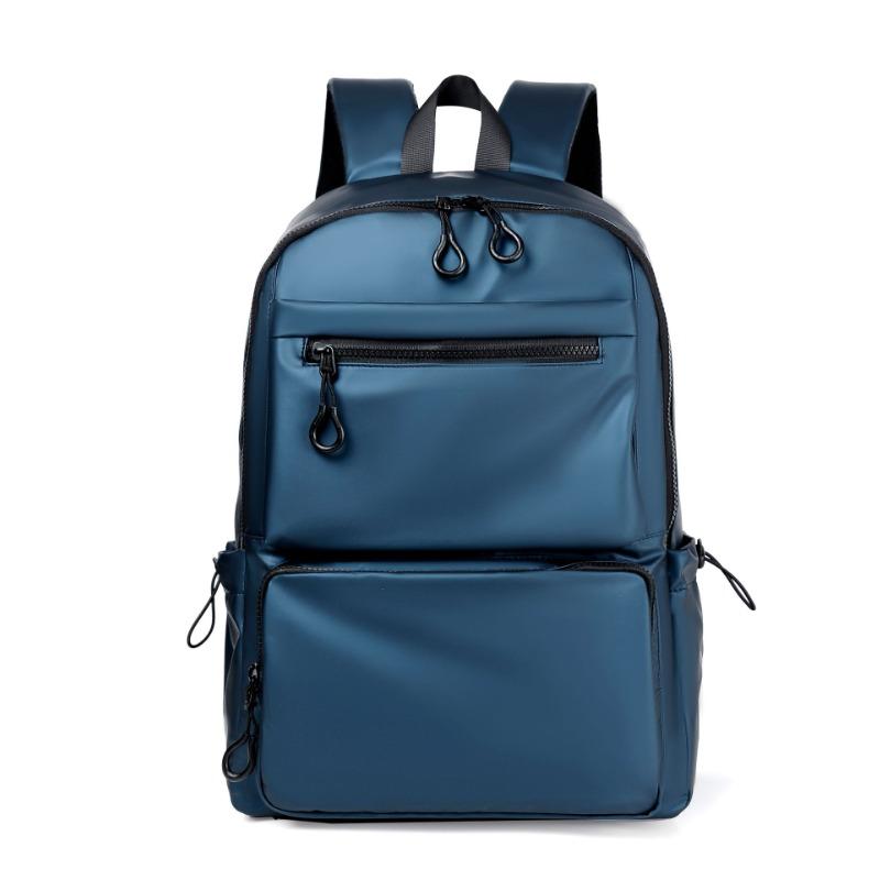 

Winter Simple and Fashionable Casual Backpack Business Backpack Usb Charging Men s Computer Bag Travel Bag синий