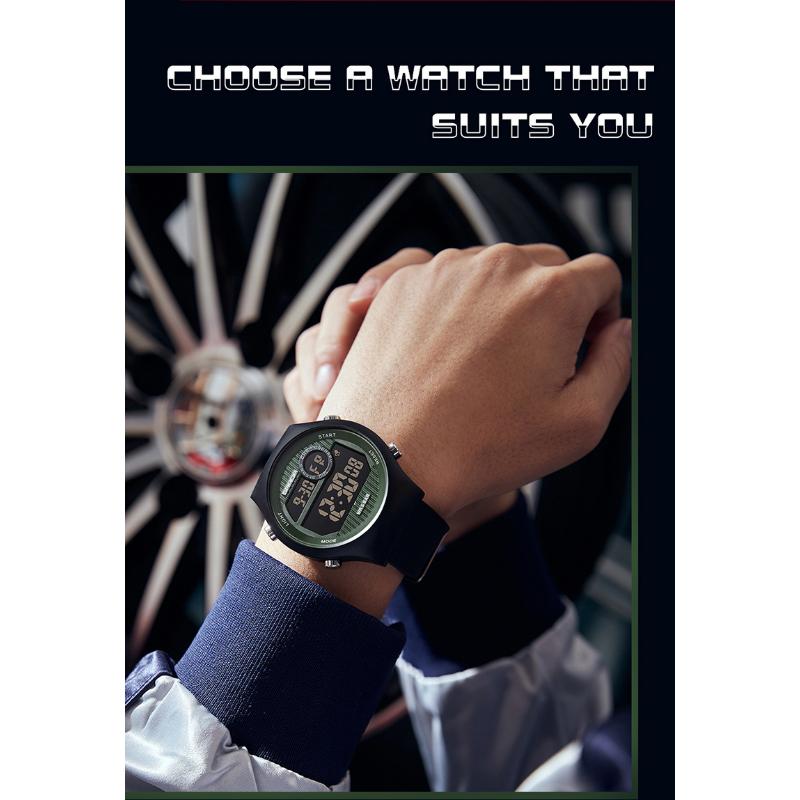 SANDA New Single Movement Electronic Watch Multifunctional Men's and Women's Fashion Outdoor Sports Waterproof Watches