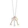 TIFFANY & CO. Keys 18K Gold With 925 Sterling Silver Necklaces Unisex Rose Gold/Gold/Silver 28277388