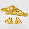 Engine Mount Reinforcement Bracket, Frame Support Kit, Aluminum Alloy, CNC Machined, High Rigidity, Compatible Z900RS Z900RS CAFE 2018-2025 (Golden)