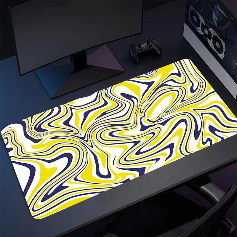 Terrain Map Contours Keyboard Gamer Carpet Rubber Mat Full Gamer Pc Keyboard Mouse Gamer Table Gaming Pc 90x40cm