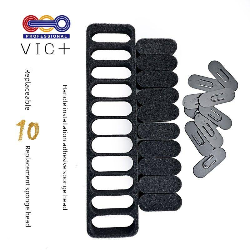 

Vic + Sofitel Disposable Sponge Brush Hair Salon Broken Hair Brush Duster Hair Brush Cleaning Hair Hair Saloon Dedicated Neck Brush Replacement Sponge Pack