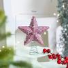 Xmas Luminous Five-pointed Star Tree Topper, Colorful Navidad Decoration, Festive TopStar Ornaments