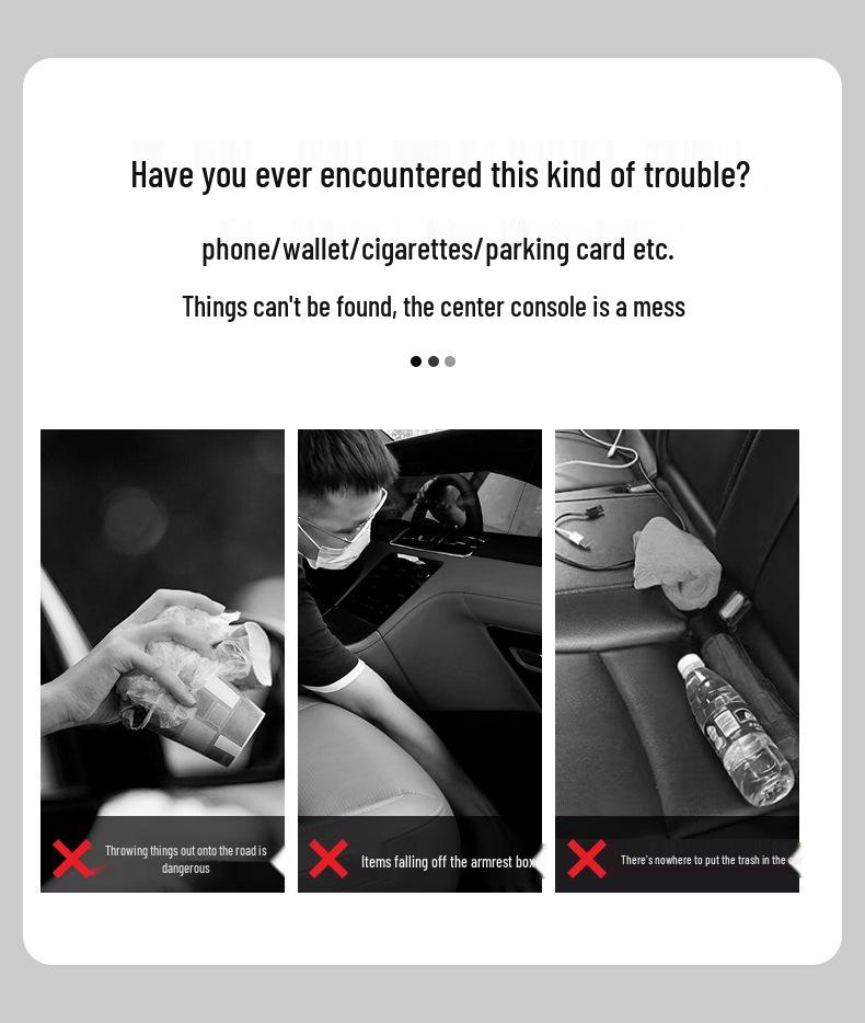 BMW 3, 5 Series & X1-X5 Car Trash Can & Organizer