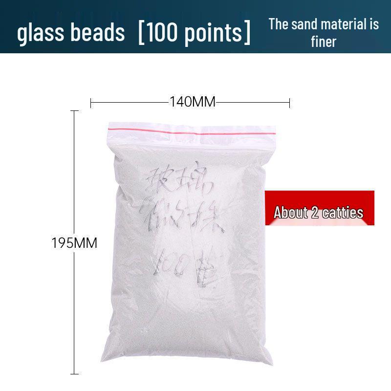 Sandblasting Machine with Brown/White Corundum, Glass Beads, and Emery for Abrasive Sand Use
