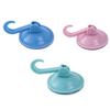 3Pcs Strong Suction Cup Hooks, Waterproof Vacuum Hanger Hooks for Bathroom Kitchen Towel Coat Spoon Utensil Holder