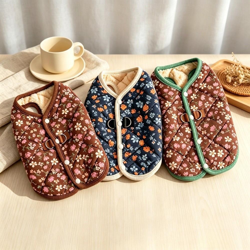 Cute Pet Dog Clothes Thickened Teddy Coat New Cat Clothes Pet Supplies