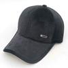 Herbst Winter Cord Baseballkappe Unisex Kappe Sonnenschutz Entenzungenhut Verstellbar Einfarbig Langer Schirm Outdoor-Aktivitäten Alltagskleidung Schirmmütze