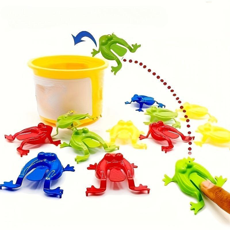 Vibrant Mini Jumping Frogs Educational Game for Kids