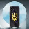Ukraine Flag For Samsung Galaxy S25 S24 S23 Ultra S22 S21 Plus S20 Black Soft Silicone Protective Case