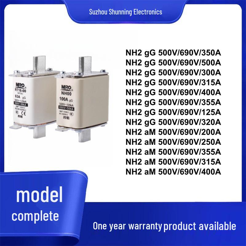 NH2 GG 500V/690V Fuses 160A, 200A, 250A - All New Original Models Available