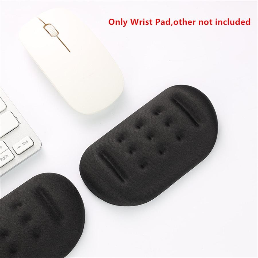 Black Soft Memory Cotton Foam Keyboard Wrist Rest Mat For Laptop Keyboard Gaming