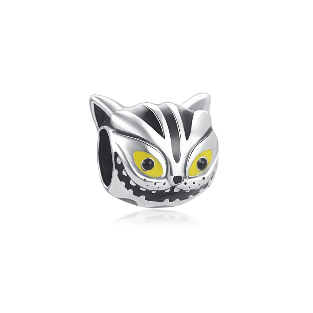 Scared Skeleton Ghost Series 925 Silver Charm Halloween hat Bead Fit Women Bracelet Jewelry For Gift
