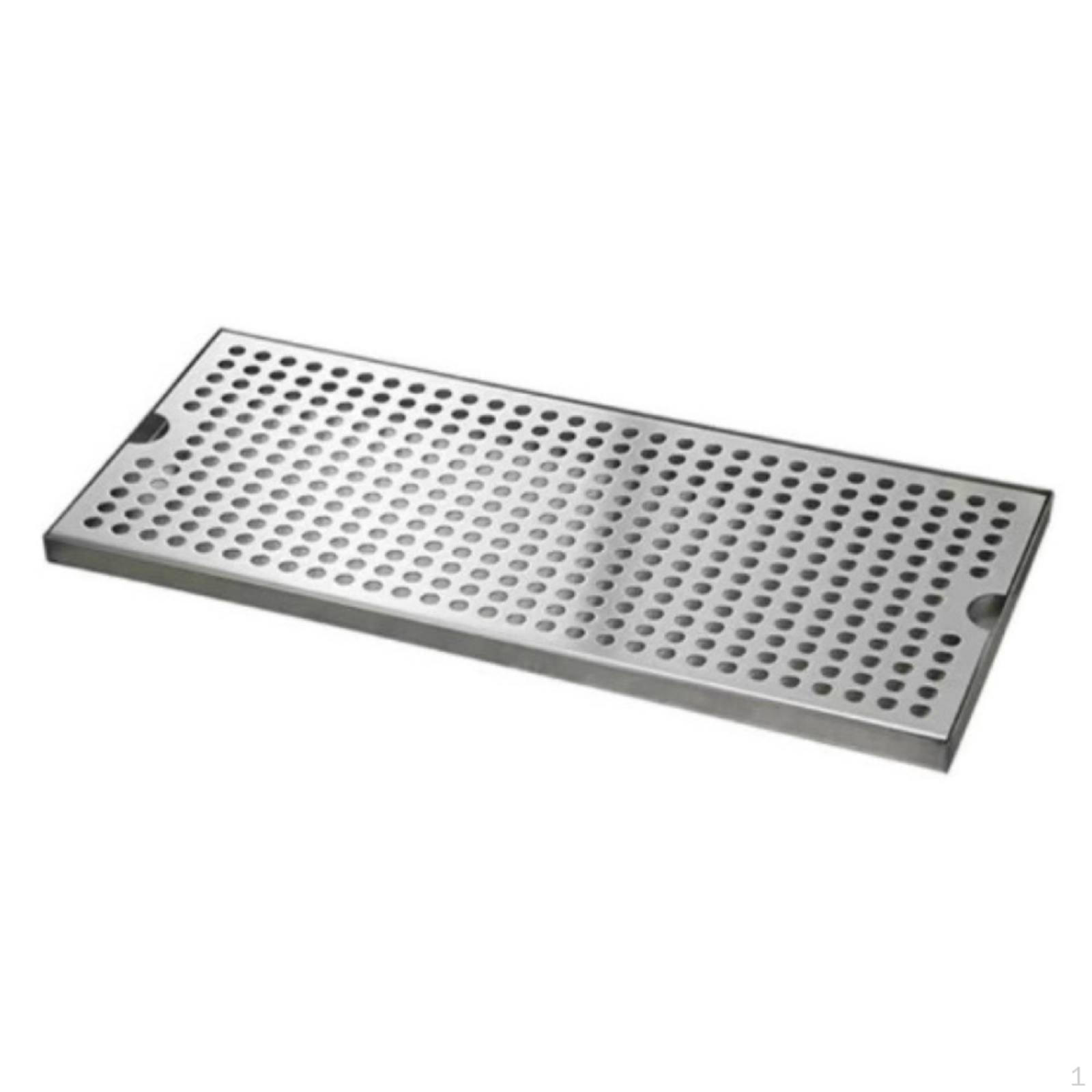 Drip Tray with Perforated Top Brushed