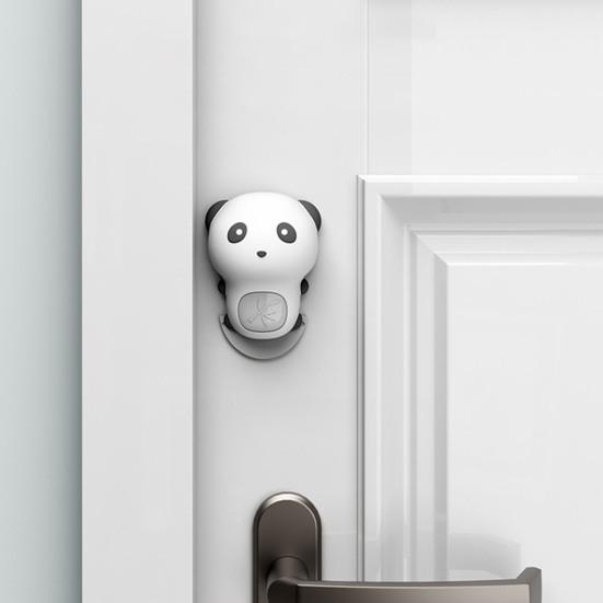 Door Stopper Safety Anti-collision Silicone Cartoon Dog Shape Anti-pinch Door Handle Bumper Daily Use