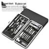 19-Piece Nail Care Set: Cuticle Nippers, Nail Clippers, Art Tools