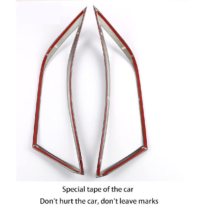 Car Accessories Fit for Toyota RAV4 2019 2020 2021 2022 Headlight Lamps Cover Trim Bezel (Glossy Chrome Style) ABS 2 PCS