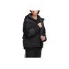 Adidas Originals Trefoil Goose Down Jacket With Zip Hood Men Outerwear Black IC3561