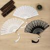 3Pieces/Set European-style vintage floral handheld folding fan, elegant style, decorative accessory for single parties, a perfect summer gift for