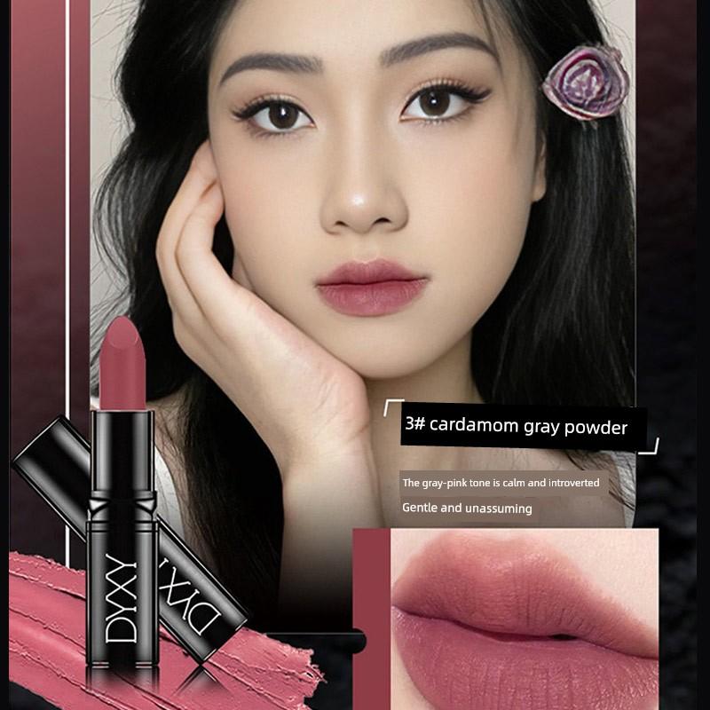 Black and Red Lipstick In a Deep, Dark, Matte Purple Shade, Waterproof and Long-Lasting, Genuine and Affordable