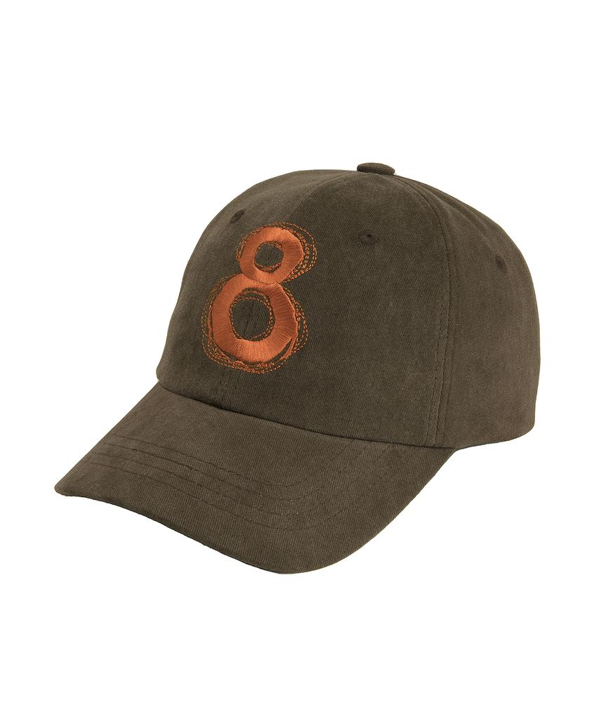 SUIBOM 8 Logo Ball Cap - Olive Brown