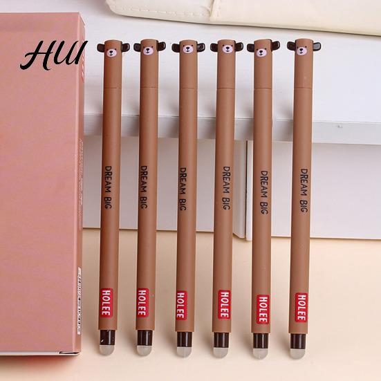 Penne Gel Carine 20 Pezzi Animali Cartoni Animati Cancellabili per Bambini Design a Cappuccio 0.7mm Penna Ricaricabile Scrittura Fluida Cancelleria Facile da Cancellare Divertenti Forniture Scolastiche Studenti