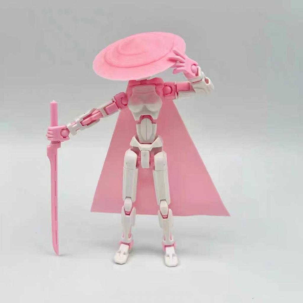 13 Action Figure T13 Action Figure 3D Printed Multi-Jointed Movable Lucky Assemble Toys Parent-children Game Kids Gifts