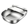 Stainless Steel Pot Lid Holder Cutting Board Stand, Freestanding Countertops Utensils Stand for Kitchen Cooking, Stove Side Use, and Meal Preps