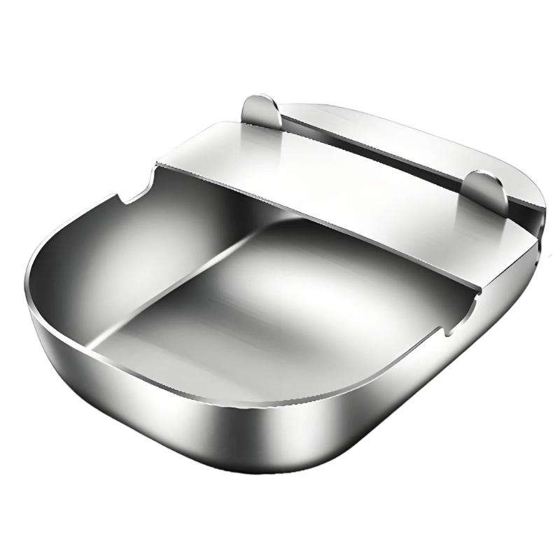 Stainless Steel Pot Lid Holder Cutting Board Stand, Freestanding Countertops Utensils Stand for Kitchen Cooking, Stove Side Use, and Meal Preps