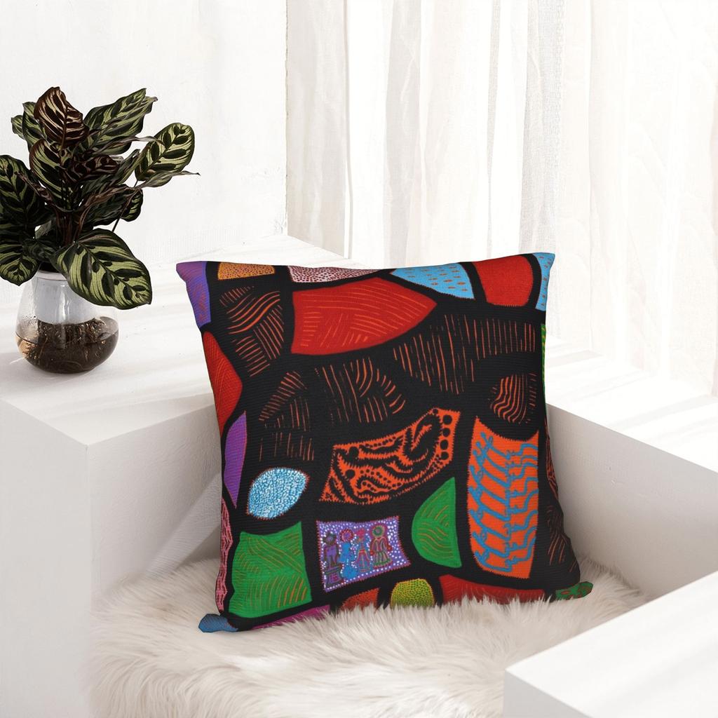 Yayoi K-Kusama Pillowcase Soft Polyester Cushion Cover Decoration Pillow Case Cover Bed 45X45Cm