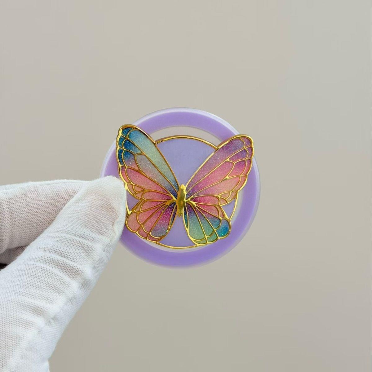 

Dream Garden Magnetic Airbag Phone Holder for Apple MagSafe - Detachable Round Pad Contact customer service for other colors