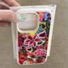 Beaded Flower Mosaic Phone Case, Suitable for iPhone 17, 16, 15, Plus, Pro, Max Series Phones - Suitable for Use As a Gift