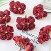 6 Stück Künstliche Blumen Seide Staubblatt Rose Für Hochzeit Brautstrauß Deko Zuhause Wohnzimmer Bonsai DIY Weihnachts-Kranz Zubehör