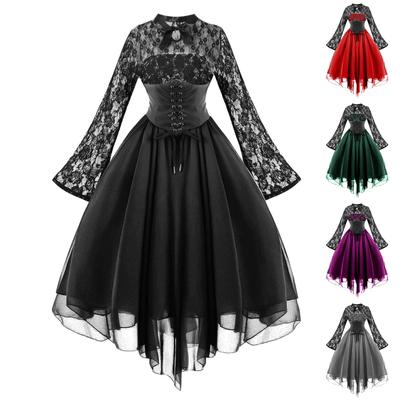 Moda Femei Slim Cool Party Dantela Casual Broderie Bandaj Rochie Eleganta