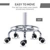 Pu Leather Rolling Stool Height Adjustable Stool Chair With Wheels For Salon Massage Spa Grey