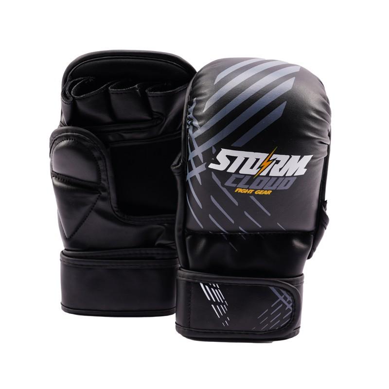 Guantoni da Sparring MMA StormCloud Lynx Nero/Grigio 7oz XL