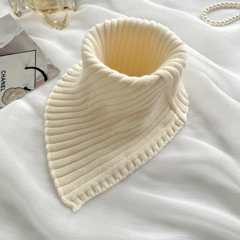 Mote varm avtakbar turtleneck hals varmere skjerf strikket falsk krage