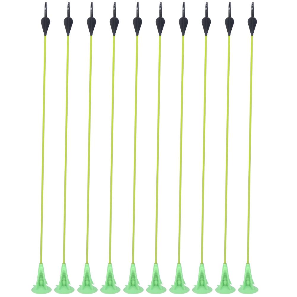 (10 Pcsset)Rubber Sucker Arrowhead Children Toy Practice Archery Arrowhead Outdoor Entertainment