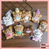Cartoon Cute Rilakkuma Plush Keychain 20th Anniversary Store Manager Cute Soft Mini Stuffed Bear Backpack Pendant Bag Decoration