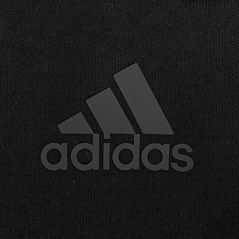 Adidas Logo Striped Cuff Knit Track Pants Unisex Bottoms Black HE2916