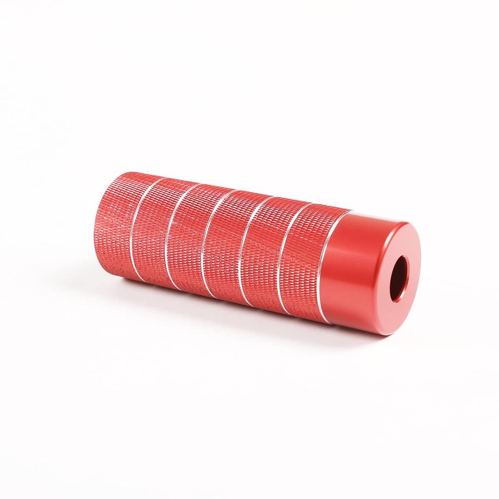 Car Aluminum Alloy Handbrake Handle Handbrake Sleeve for Toyota FJ Cruiser Cover, Protector, 2007-2021 (Red)